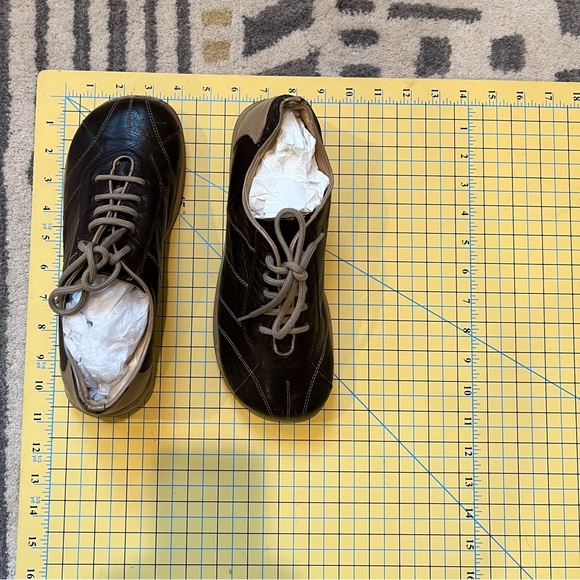 VINTAGE Charles Amar leather sneakers sz 8 - Picture 6 of 6